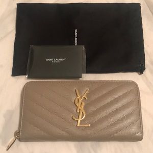 SAINT LAURENT MONOGRAM WALLET